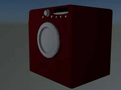 Dryer washing machine 3D model