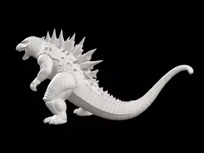 Godzilla King Of The Monsters Kaiju Statue 3D print model