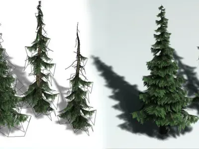 Rocky Hills Environment - Light Pack Free low-poly 3D model