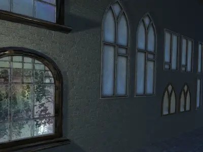 Old Windows Low-poly 3D model