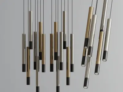 Tube Hanging Pendant 3D model