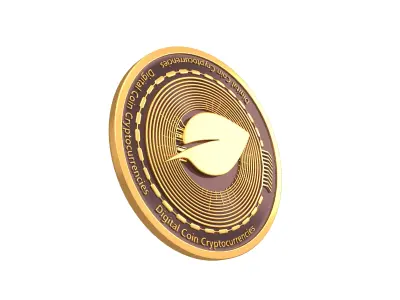 Chia Coin v4 001 3D model