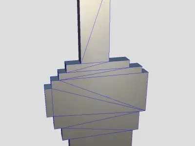 Cursor Hand 6 Low-poly 3D model