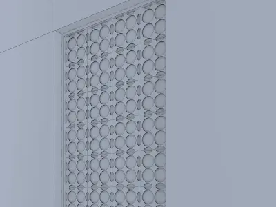 3d screen window  Low-poly 3D model