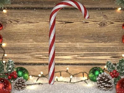 Candy Cane Prop for Daz3D