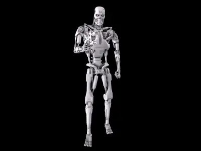 Terminator T-800 Endoskeleton Pose 3 3D print model
