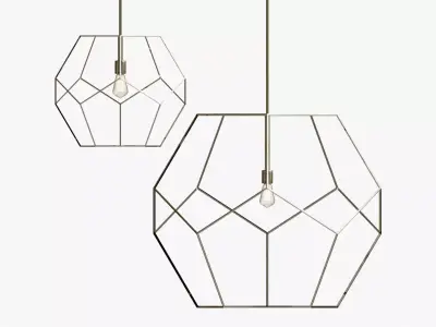 MARA NICKEL PENDANT 3D model