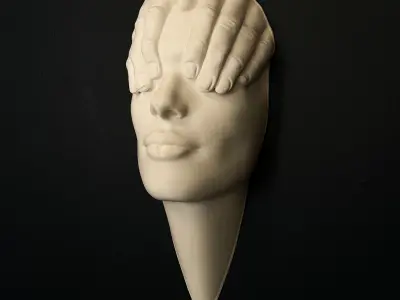 Abstract Art Smile Face WallArt Lucid Dream The Windows 3D print model