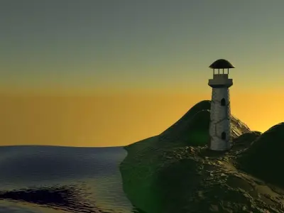 light house  3D model