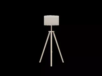 floor lamp Low-poly 3D model