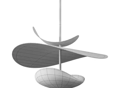 Antigone Pendant Lamp 3D model
