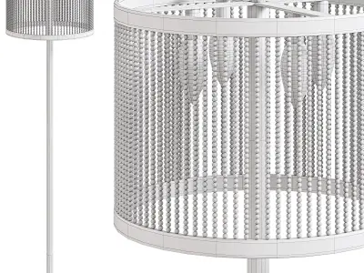 Beaded Floor Lamp by Arhaus 3D model