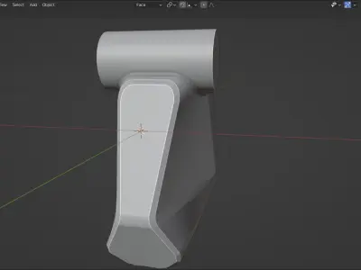 A SCI-FI BAG Low-poly 3D model