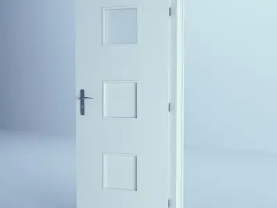 White Door 50 3D model
