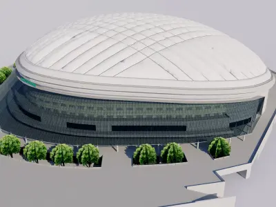 Tokyo Dome - Japan 3D model