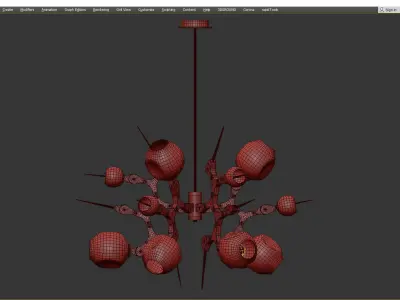  Bang Multi color Low-poly 3D model