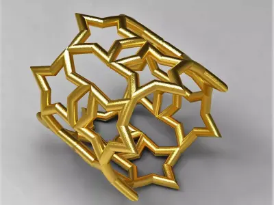 Star Ring 3D print model