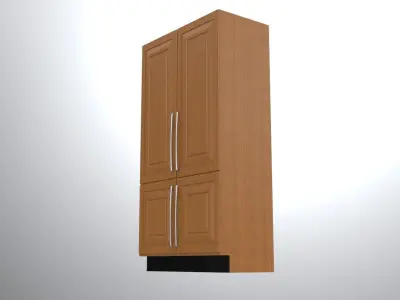 Kitchen Cupboard -Tall Unit Free low-poly 3D model