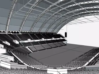 Jim Whelan Boardwalk Hall 3D model