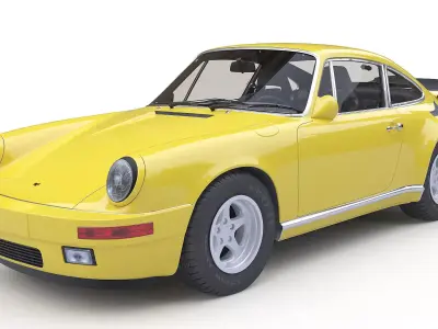 1987 RUF CTR Yellowbird 3D model
