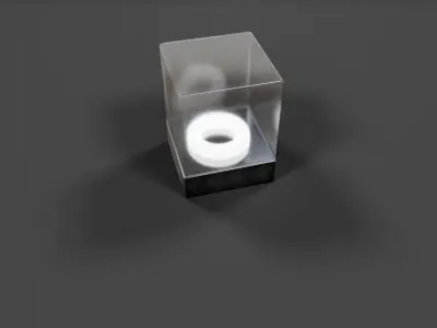 Bathroom Wall Light V01 - Low Poly Low-poly 3D model