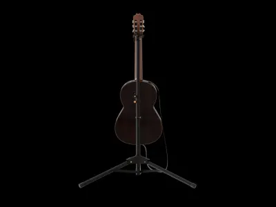 Manuel Ramirez 1908 Maple Flamenco Classical Guitar 3D model
