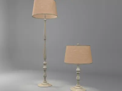Floor Lamp 3D model