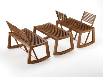 Minimal Furniture Collection For Interior-Exterior 3D model