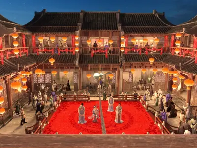 Ancient Restaurant 3D model