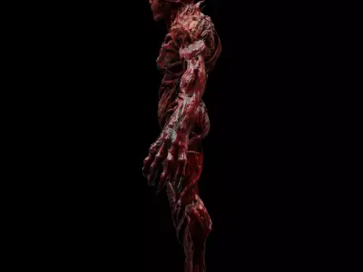 Vecna 3D Model from Stranger Things 5 Low-poly 3D model