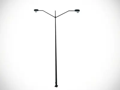 Street Light Low-poly 3D model