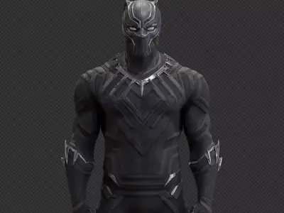 Black Panther - T challa - from Civil War 3D model