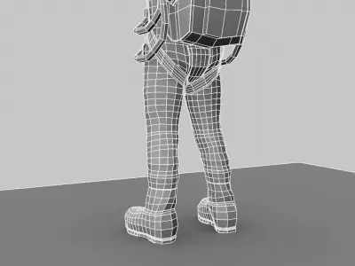 Astronaut in space suit 3D model