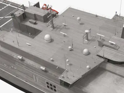  Naval Fast Logistics Transport Vessel Simplified 