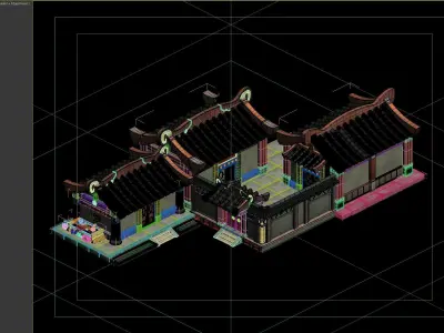Ancient Architecture 3D model 20