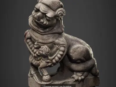 Chinese ancient statues  3D Model Pack
