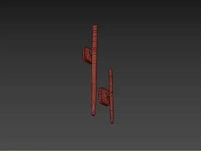 RH THADDEUS sconce 3D model