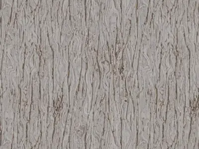 Organic White Swirl Wood Grain PBR Texture