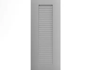 Rectangular Modern Exterior Wall Lamp 3D Model 3D model