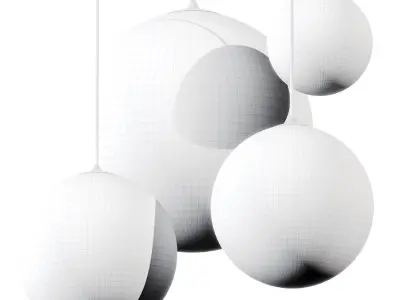 Lodes Random Solo Pendant Lamps 3D model