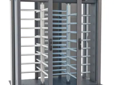 Full height turnstile   3D model