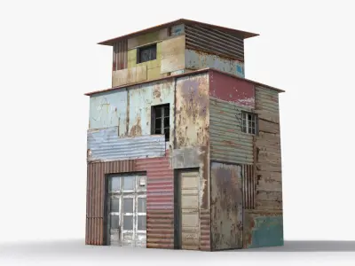 27 Slum Collection 3D Model Pack