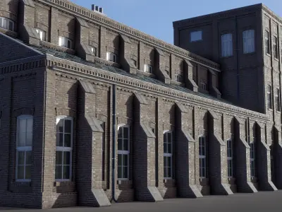 European Building 20 Low-poly 3D model
