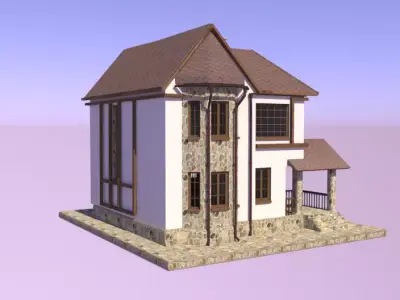 Cotegge fachwerk 3D model