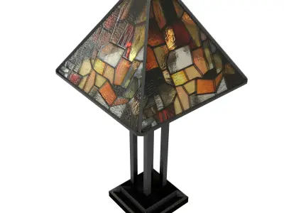 Tiffany Style Lamp Design 3D model