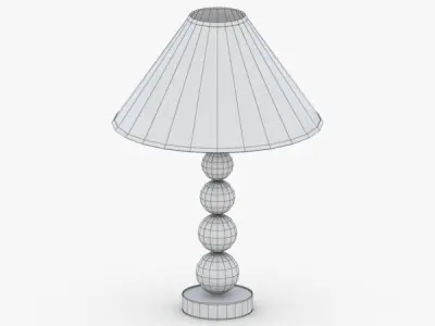 1372 - Table Lamp Low-poly 3D model
