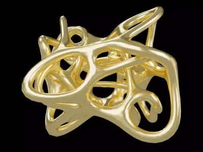 Abstract Shape v39 001 Low-poly 3D model