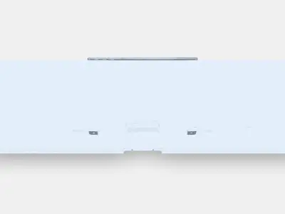 BESTA TV bench with drawers and door 5 Low-poly 3D model