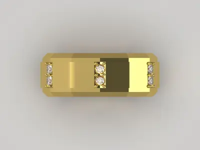 man jewelry ring mr0049 3D print model