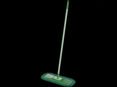 Brooms mops and window squeegees Mop Low-poly 3D model